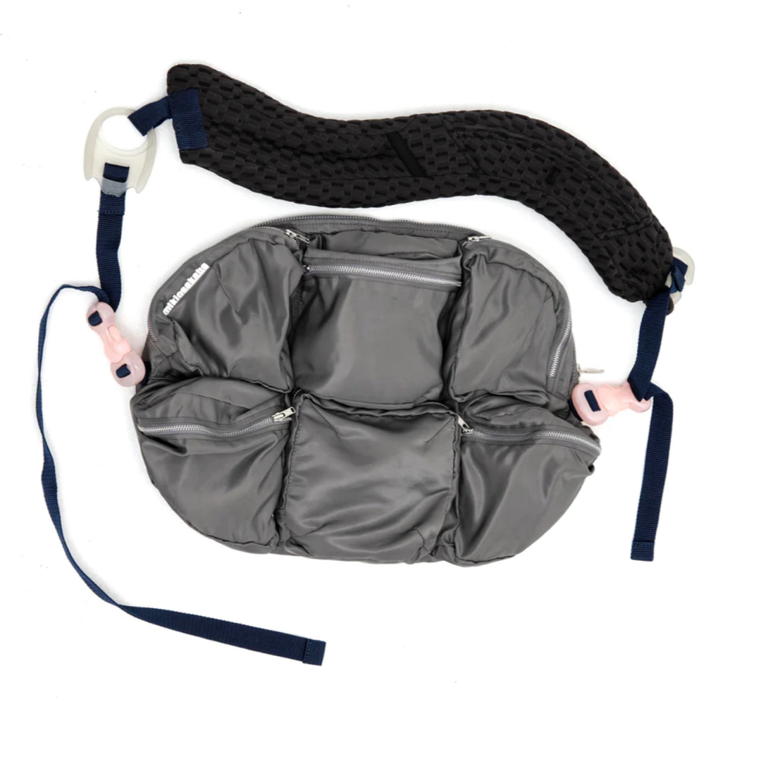 MIKIO SAKABE - 7 POCKETS BAG DARK GRAY × NAVY × PINKの通販 by MIKIO SAKABE - 7 POCKETS BAG DARK GRAY × NAVY × PINKの通販 by