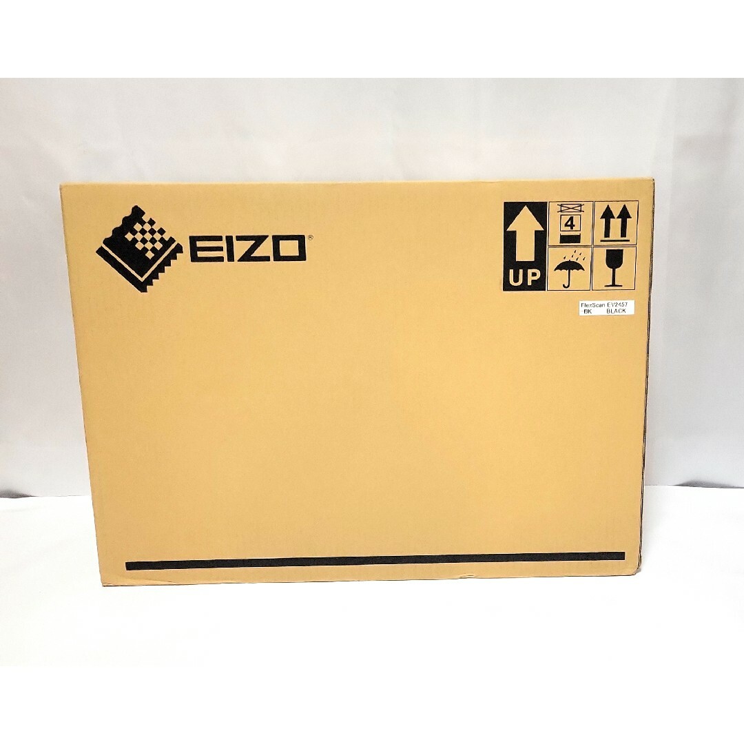 EIZO(エイゾー)の【新品・未開封】EIZO EV2457-BK  24.1型　モニター ブラック スマホ/家電/カメラのPC/タブレット(ディスプレイ)の商品写真