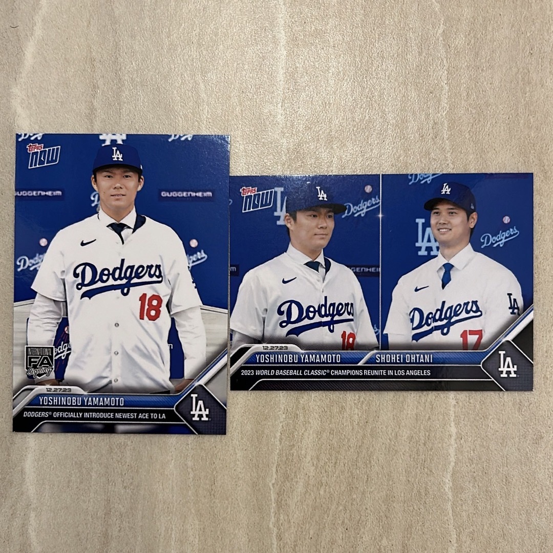 Topps - TOPPS NOW ドジャース 山本由伸 大谷翔平 入団会見 限定販売