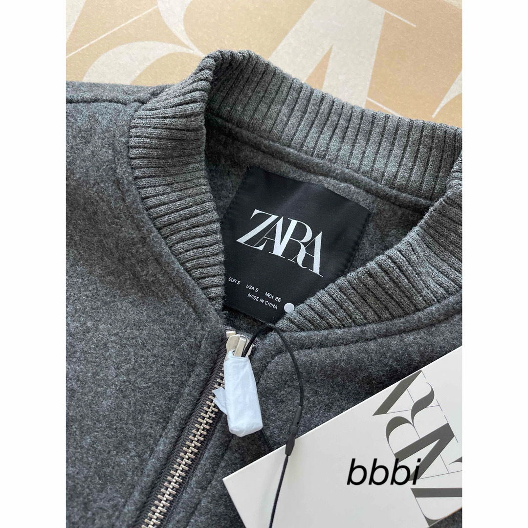 ZARA(ザラ)のZARA ジャケット ボンバー ジャンパー S 新品タグ付き レディースのジャケット/アウター(ブルゾン)の商品写真