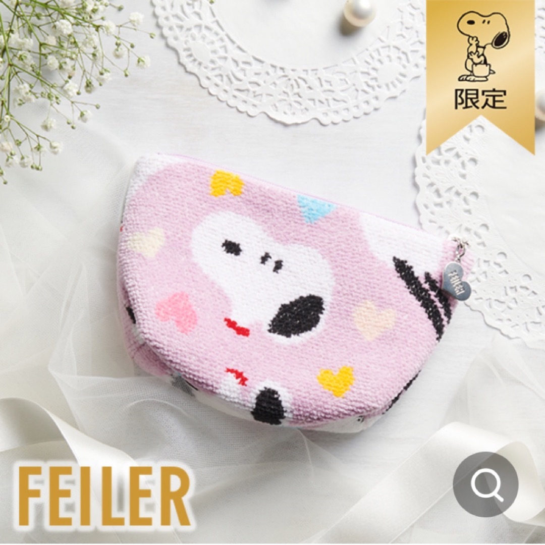 FEILER - FEILER フェイラー スヌーピー コラボ ポーチ 未使用品