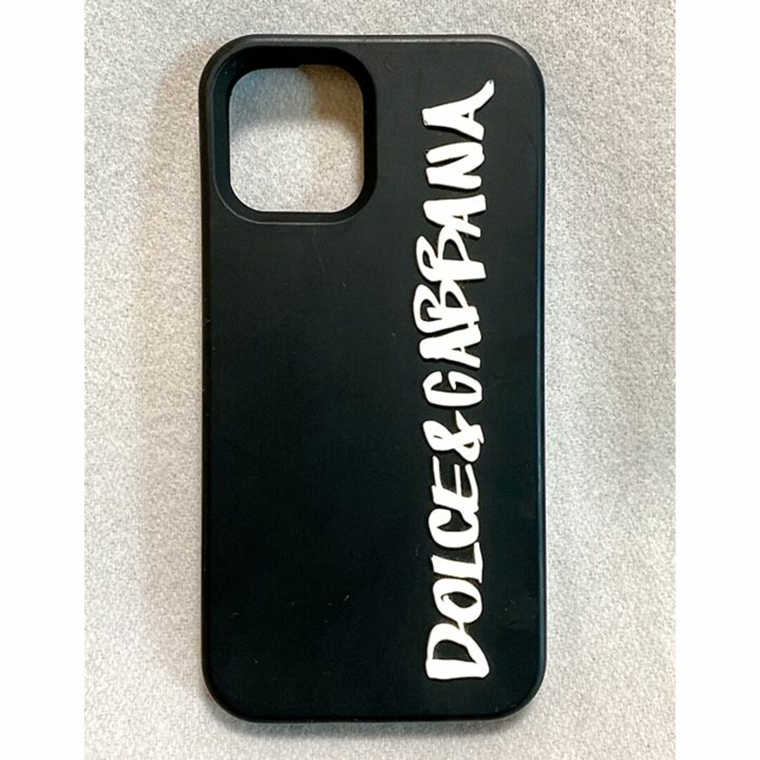 DOLCE&GABBANA(ドルチェアンドガッバーナ)の【箱・カード付】ドルガバ　D&G　iPhone12　pro　スマホケース　黒 スマホ/家電/カメラのスマホアクセサリー(iPhoneケース)の商品写真