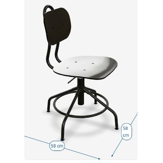 イケア(IKEA)のデスクチェア KULLABERG クッラベリ ブラック訳あり(デスクチェア)