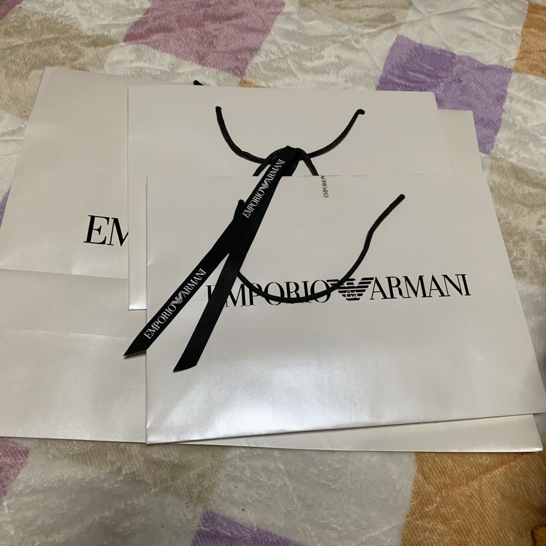 Emporio Armani(エンポリオアルマーニ)のエンポリオアルマーニショッパー袋3枚セット レディースのバッグ(ショップ袋)の商品写真