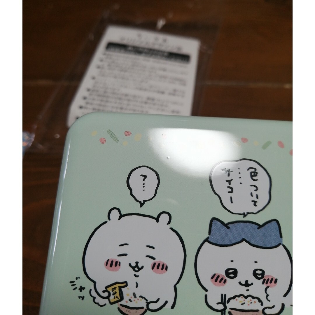 ちいかわ　丸美屋　当選品　ふりかけ　缶ケース エンタメ/ホビーのおもちゃ/ぬいぐるみ(キャラクターグッズ)の商品写真