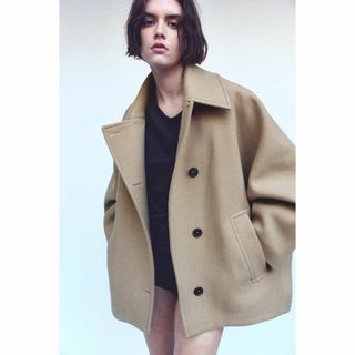 ZARA WOMAN ロングコート　ベージュ　XSサイズ