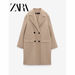 ザラ ロングコート(レディース)（ベージュ系）の通販 400点以上 | ZARA