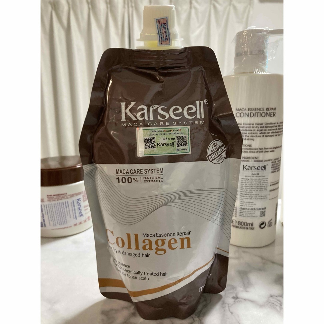 Karseell  カーシール マカエッセンシャルコラーゲン 詰替用 500ml コスメ/美容のヘアケア/スタイリング(トリートメント)の商品写真