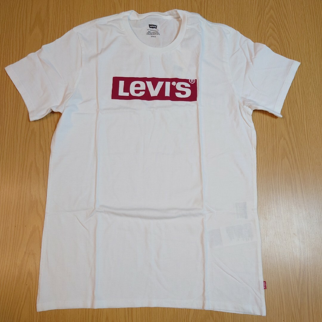 Levi's(リーバイス)の定価3300円 22491-0424(S(M) 白) Levi’s ロゴTシャツ メンズのトップス(Tシャツ/カットソー(半袖/袖なし))の商品写真