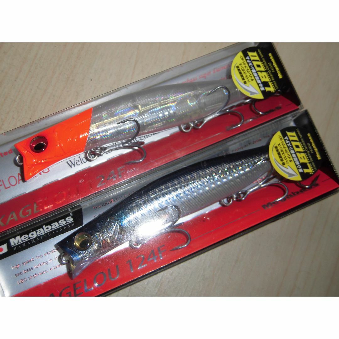 Megabass(メガバス)のメガバス　カゲロウ 124F 22g　2 GG ボラ・10 GP レッドヘッド スポーツ/アウトドアのフィッシング(ルアー用品)の商品写真