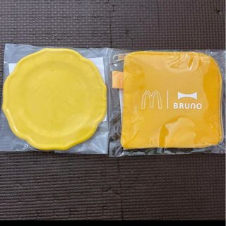 ブルーノ(BRUNO)のマクドナルド✕BRUNOコラボ　ポーチ&ミニプレート(ノベルティグッズ)