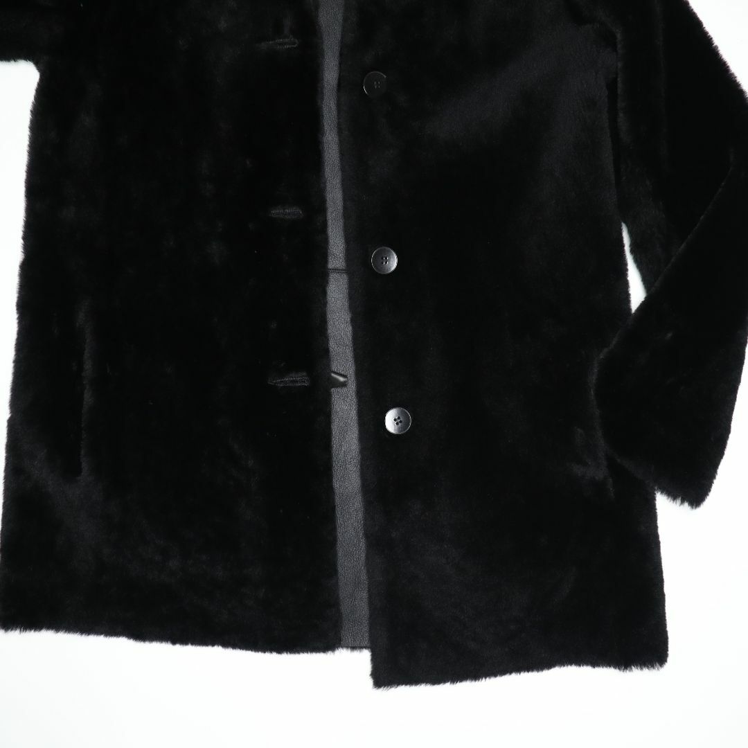 maje(マージュ)のmaje/マージュ リバーシブル フーデット ムートンコート 36 シアリング レディースのジャケット/アウター(毛皮/ファーコート)の商品写真