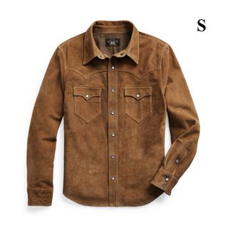 ダブルアールエル(RRL)の23FW 新品 RRL ダブルアールエル スエード シャツ ジャケット レザー(レザージャケット)