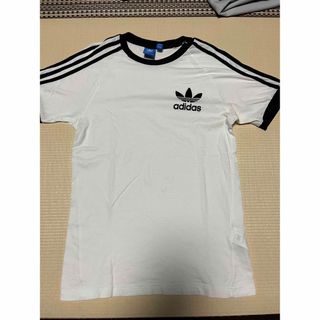 アディダス(adidas)のアディダス クラシック スリーストライプ Tシャツ ホワイト M(ウェア)