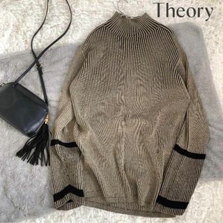 セオリー(theory)の【セオリー】大きいサイズ デザインニット セーター  ハイネック XXL(ニット/セーター)