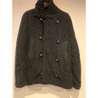 サカイ　sacai Pコートニット　ネップウール