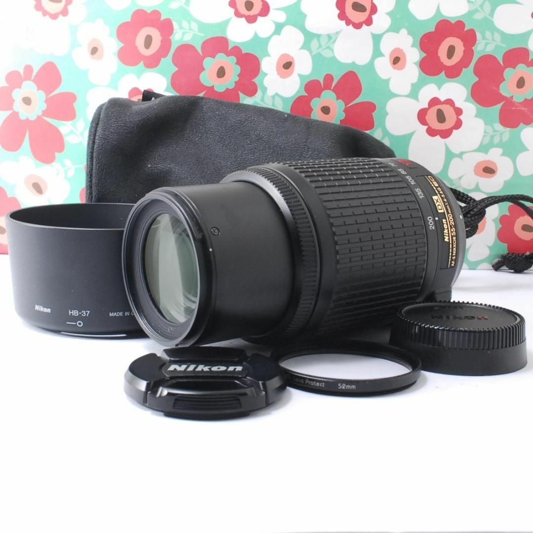 手振れ補正❤️Nikon AF-S 55-200mm VR❤️人気望遠レンズ 手振れ補正❤️Nikon AF-S 55-200mm VR❤️人気望遠レンズ