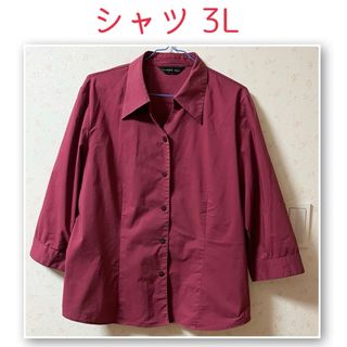 35 番 美品 シャツ ブラウス 3L(シャツ/ブラウス(長袖/七分))