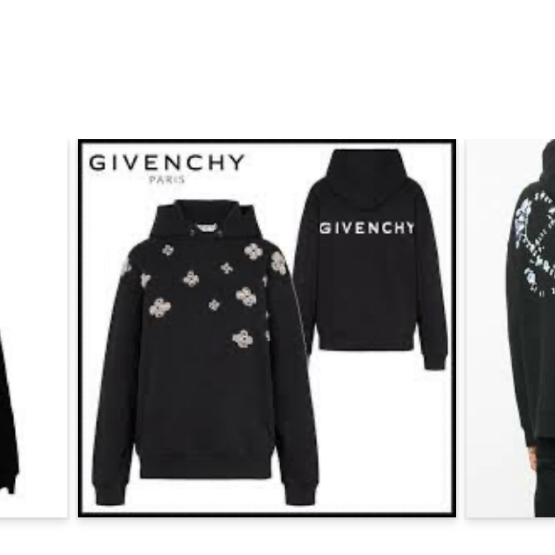 GIVENCHY(ジバンシィ)のGIVENCY　ジバンシィ　フローラルパーカー レディースのトップス(パーカー)の商品写真