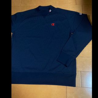 チャンピオン(Champion)のchampionブラックサーマルUSA製ハイネックカットソー(Tシャツ/カットソー(七分/長袖))