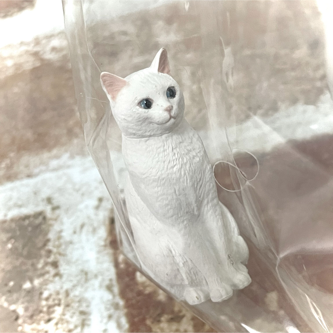 新品・未開封【森口修】猫フィギュア全4種黒、茶トラ、グレー、白ネコ