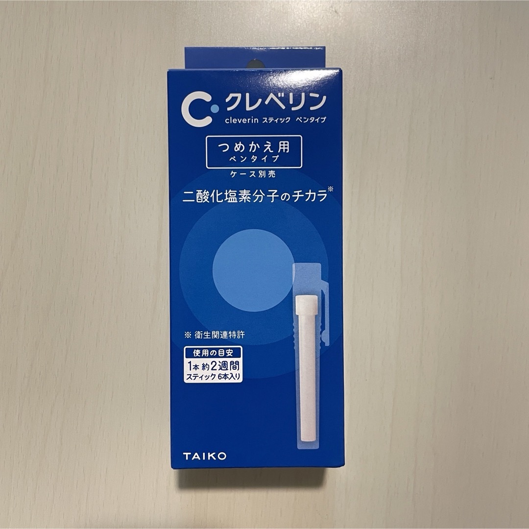 クレベリン スティック ペンタイプ つめかえ用 1g× 6本入　1箱 インテリア/住まい/日用品の日用品/生活雑貨/旅行(日用品/生活雑貨)の商品写真