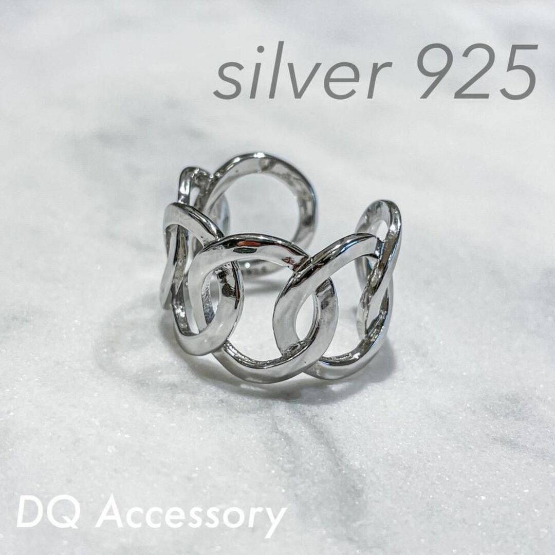 Silver925 オープンリング メンズ　シルバー　銀　指輪 R-045 メンズのアクセサリー(リング(指輪))の商品写真