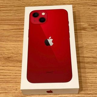 アイフォーン(iPhone)の【本体無し・箱のみ】アップル iPhone13 128GB レッド(その他)