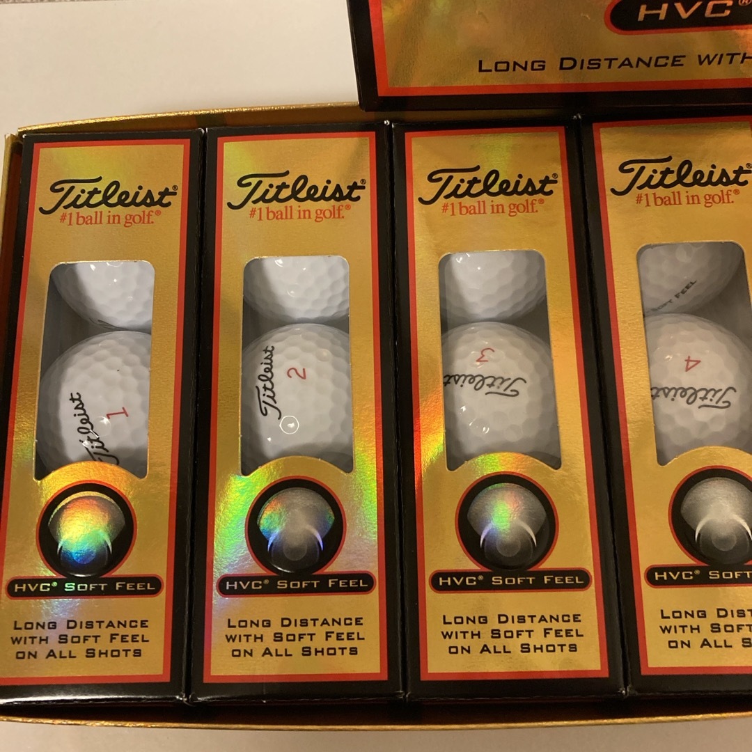 Titleist(タイトリスト)のタイトリスト　HVC SOFT FEEL 7スリーブ　21球 チケットのスポーツ(ゴルフ)の商品写真