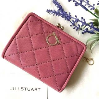 ジルスチュアート(JILLSTUART)の【新品】ジルスチュアート プログレス 口金二つ折り財布 ピンク がま口(財布)