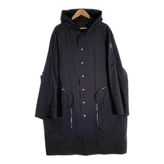 モンクレール(MONCLER)のMONCLER モンクレール 20年 Rick Owens リックオウエンス NESBITT LONG PARKA ロングパーカー ブラック ナイロン Size 1(その他)