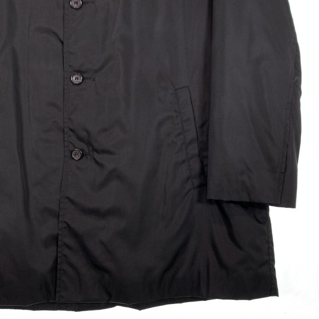 PRADA(プラダ)のPRADA プラダ ナイロンジャケット ブラック ボタン 内側ウール Size L メンズのジャケット/アウター(ナイロンジャケット)の商品写真