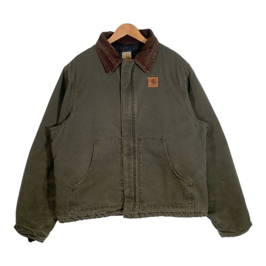 その他Carhartt カーハート Traditional Jacket トラディショナルジャケット ダック地 モスグリーン Size XL 相当