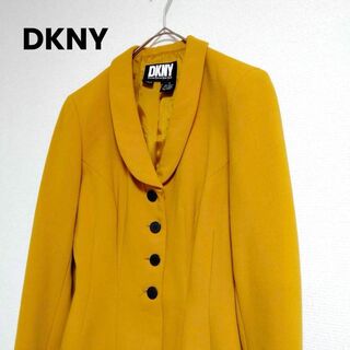 ダナキャランニューヨーク(DKNY)のDKNYダナキャランニューヨーク　ジャケット　サイズ4（M相当）　イエロー(テーラードジャケット)