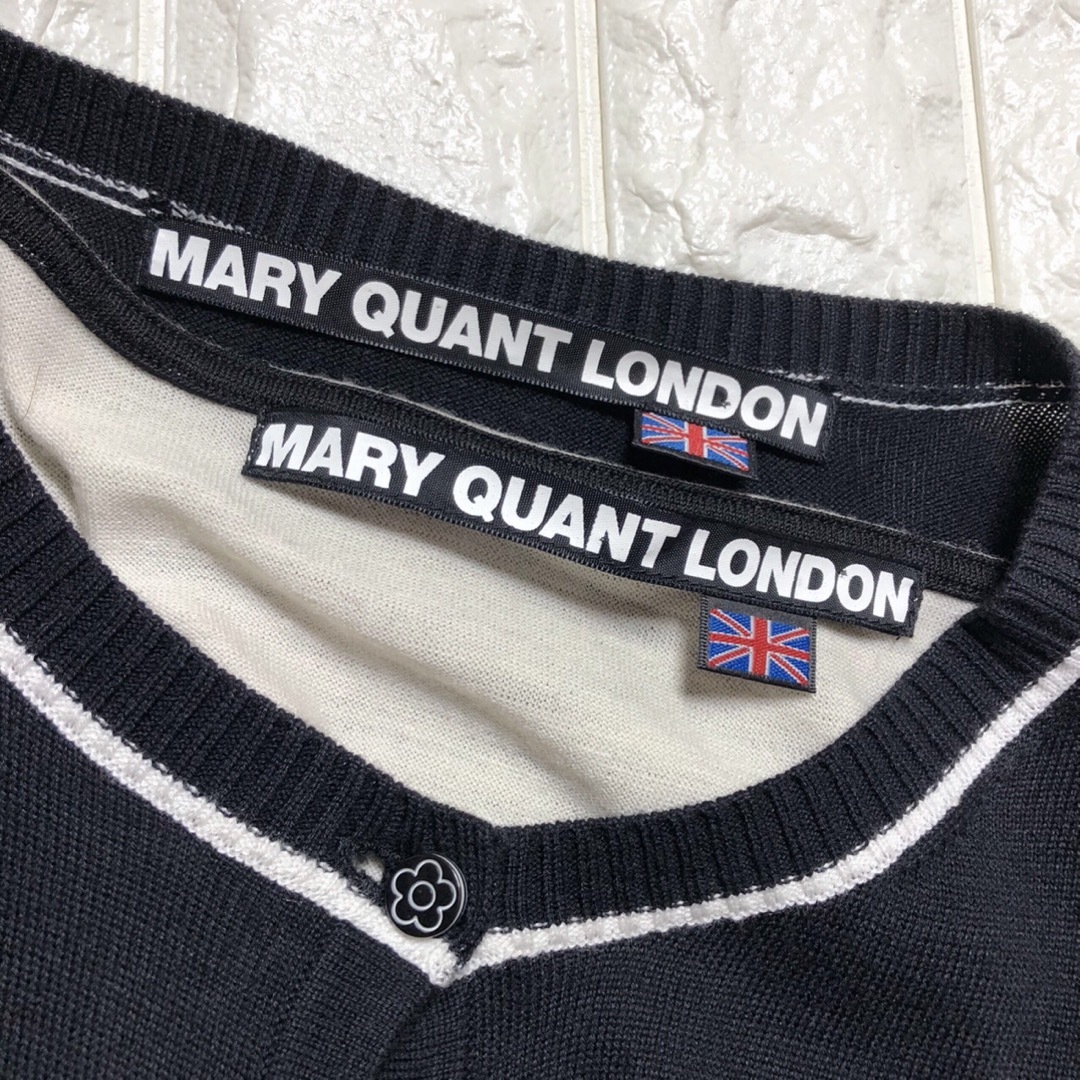 MARY QUANT(マリークワント)のMARYQUANTマリークワントロンドンアンサンブルニットM レディースのトップス(アンサンブル)の商品写真