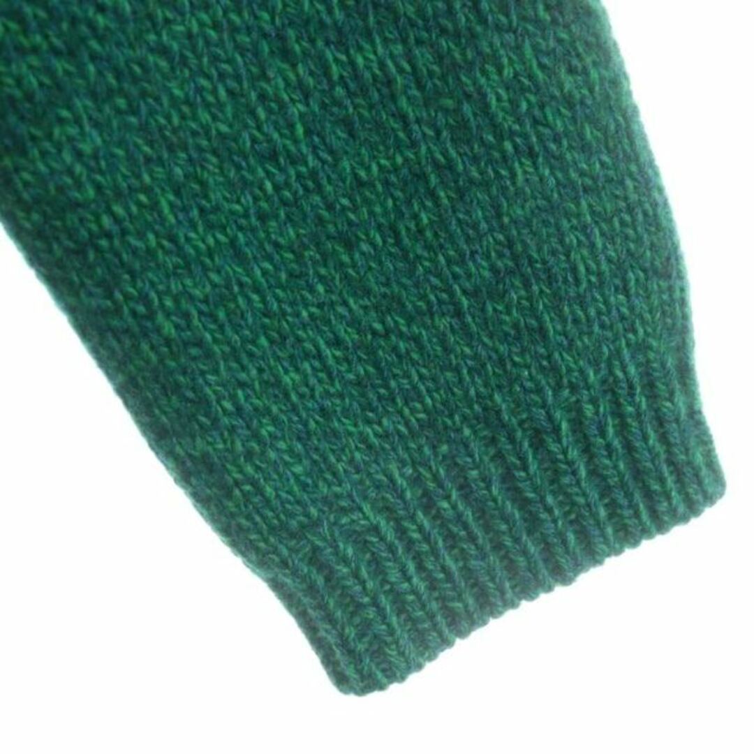 Drawer(ドゥロワー)のドゥロワー ウールカシミアハイネックニット セーター スリット 長袖 1 緑色 レディースのトップス(ニット/セーター)の商品写真