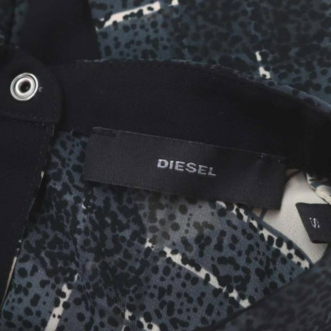 DIESEL(ディーゼル)のディーゼル ボウタイ付格子柄ブラウス シャツ 長袖 リボン M マルチカラー レディースのトップス(シャツ/ブラウス(長袖/七分))の商品写真