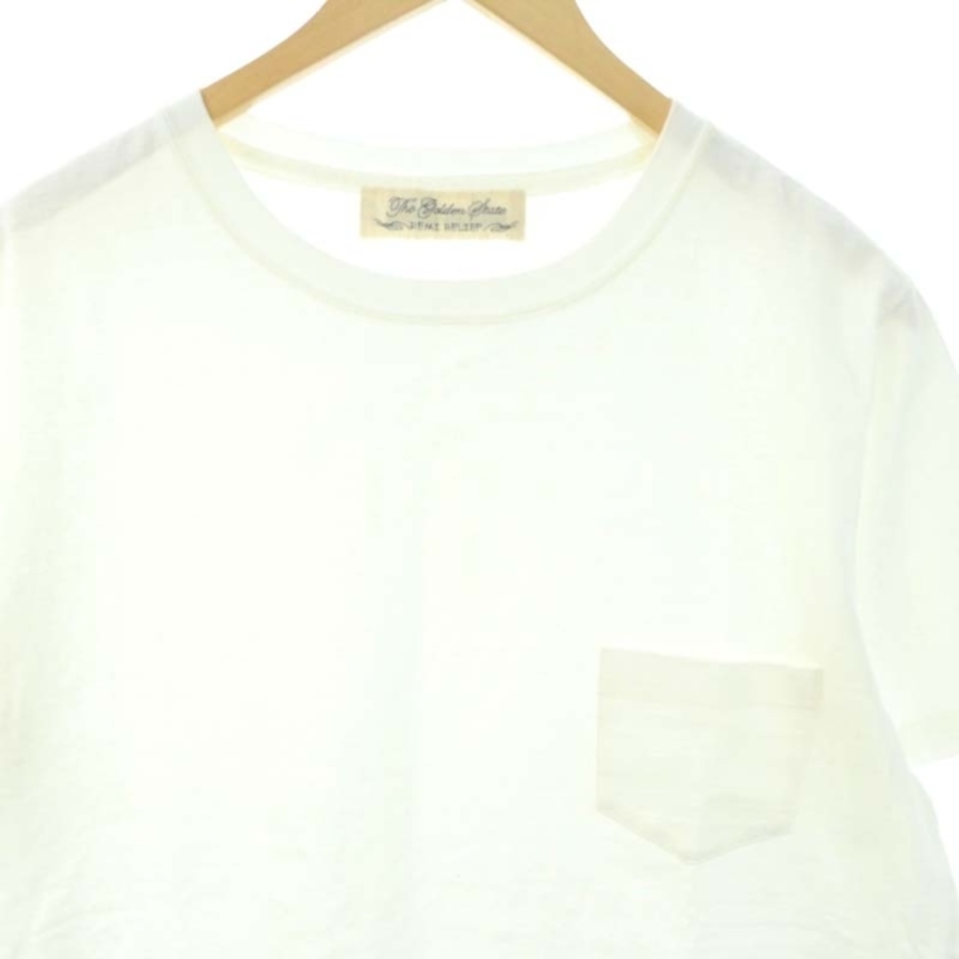 REMI RELIEF(レミレリーフ)のレミレリーフ クルーネックポケットTシャツ カットソー 半袖 コットン L 白 メンズのトップス(Tシャツ/カットソー(半袖/袖なし))の商品写真