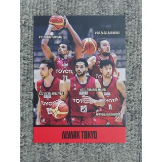 アルバルク東京 WE RED DAY カード アルバルカーズ Bリーグ バスケ(バスケットボール)