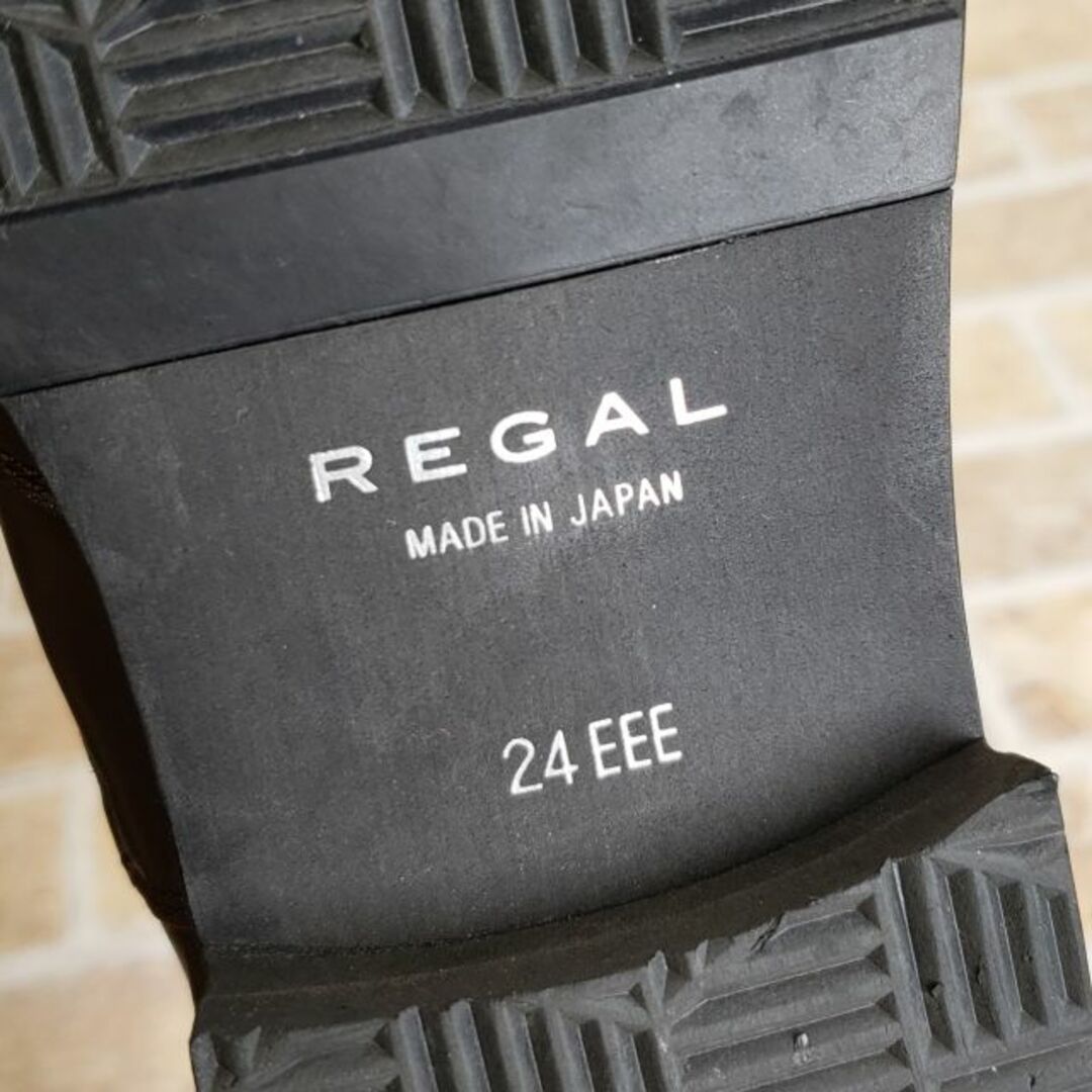 REGAL(リーガル)のリーガル ☆ ゴアテックス レザー サイドゴア ショートブーツ 24 3E 焦茶 メンズの靴/シューズ(ブーツ)の商品写真