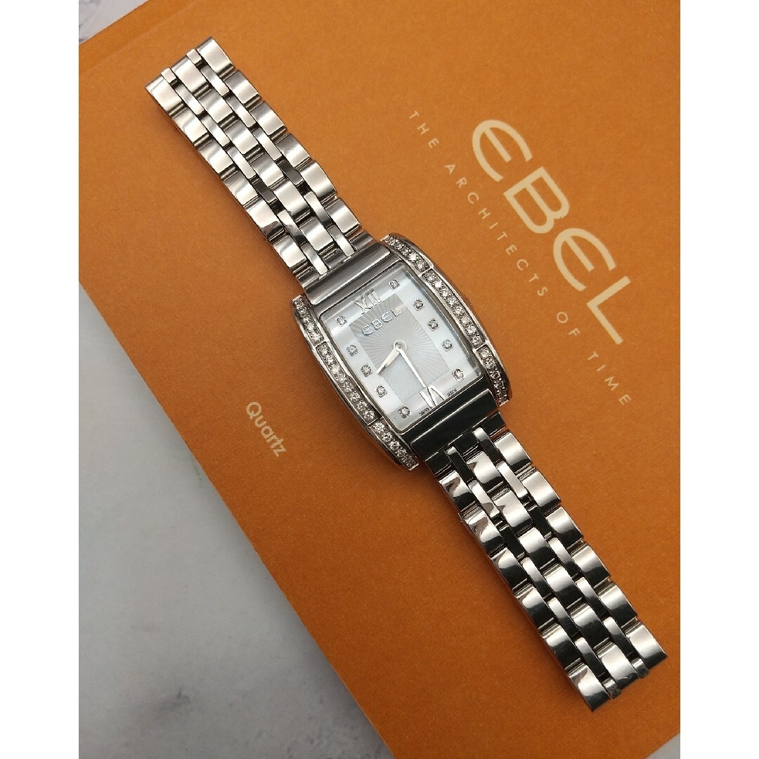 EBEL(エベル)のエベル EBEL タラワ 希少 美品 ダイヤモンドベゼル ホワイトシェルクォーツ レディースのファッション小物(腕時計)の商品写真