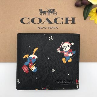 コーチ(COACH)のDISNEY X COACHコラボ ★大人気★ コインウォレット ホリデイ 新品(折り財布)