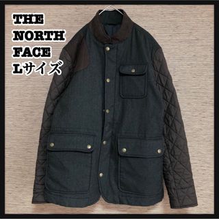 ザノースフェイス(THE NORTH FACE)の【ノースフェイス】中綿コート　ブルゾン　カーキーブラウン　ワンポイント肩ロゴ２K(その他)