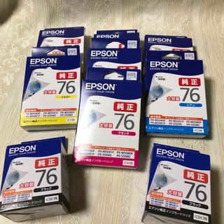 エプソン(EPSON)のEPSON  インクカートリッジ ICBk76 まとめ売り(その他)