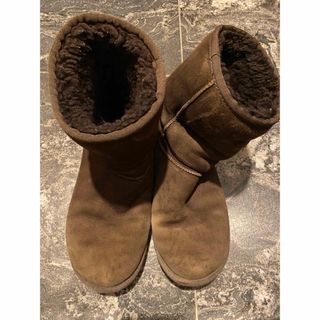 アグ(UGG)の【処分価格】アグ　ブーツ　茶色　24センチ(ブーツ)