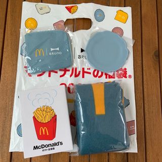 マクドナルド(マクドナルド)の新品　未使用　マクドナルド　福袋　ブルーノ　加湿器　プレート　小銭ポーチ(ノベルティグッズ)