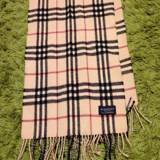 BURBERRY(バーバリー)のふわふわ♡バーバリーカシミアマフラー レディースのファッション小物(マフラー/ショール)の商品写真