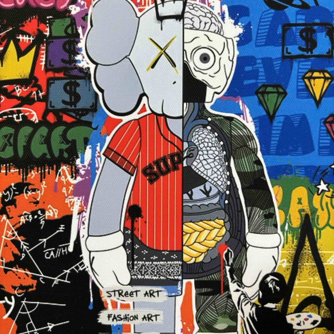白額付きポスター】KAWS(カウズ)24ベアブリック(A4サイズ)の通販 白額付きポスター】KAWS(カウズ)24ベアブリック(A4サイズ)の通販