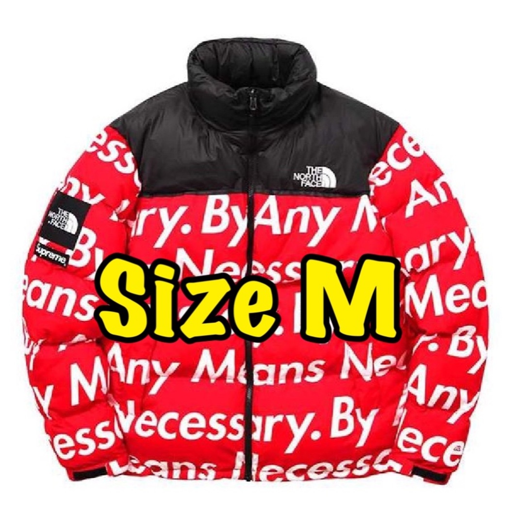 ダウンジャケット Supreme - Supreme NORTH FACE BY ANY MEANS NUPTSE