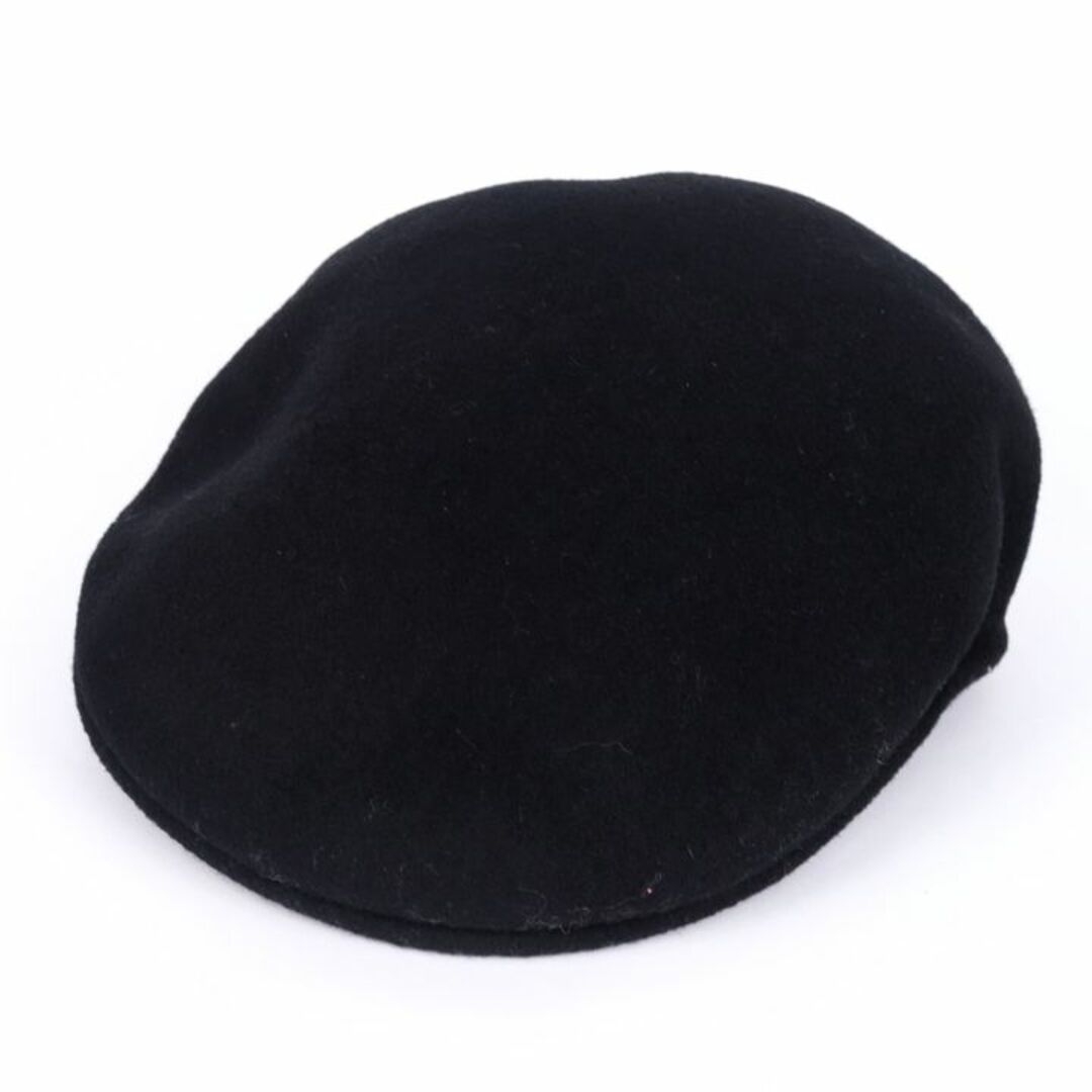 KANGOL(カンゴール)のカンゴール ハンチング Wool 504 ウール100％ ブランド キャップ 帽子 メンズ Mサイズ ブラック KANGOL メンズの帽子(ハンチング/ベレー帽)の商品写真
